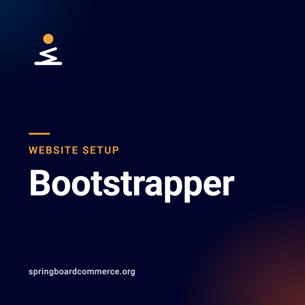 Website setup: Bootstrapper