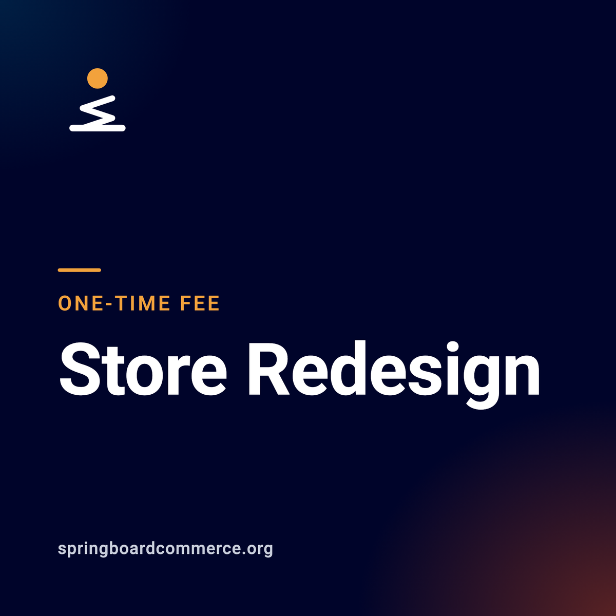 One-time fee: Store Redesign